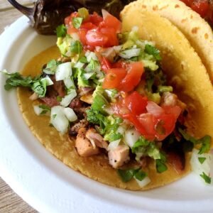 Taco de pollo rostizado